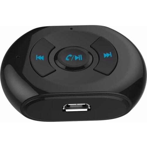 Wireless A2DP 3.5mm Jack Bluetooth-compatible Car Kit Car AUX Audio Music Receiver Adapter with Microphone for Cell Phone