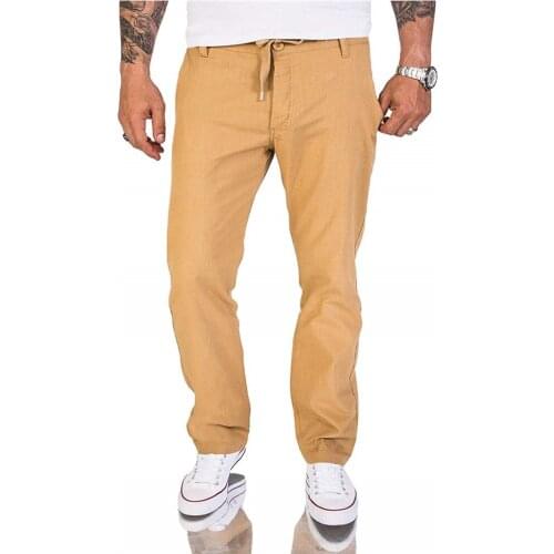 Casual Pants Men Autumn Winter New Cargo Pocket Breathable Solid Cotton Trousers Sweatpants Plus Size 4XL