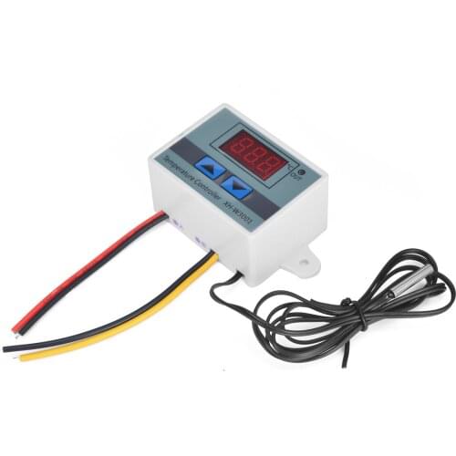 Digital LED Temperature Controller -50 ~110C Degree Celsius 220V 10A Thermostat Control with Switch Temperature Instrument