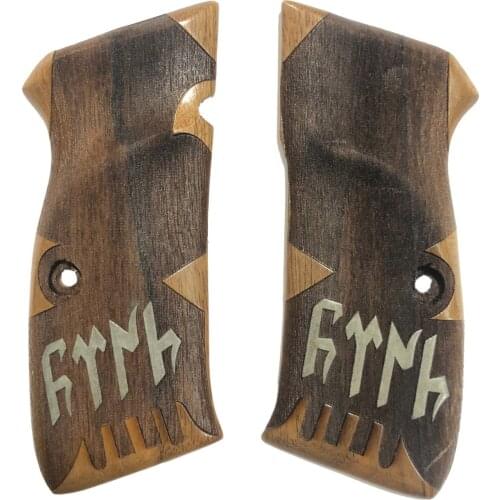CZ75 Turkish Written Laser Cut Wooden Grip