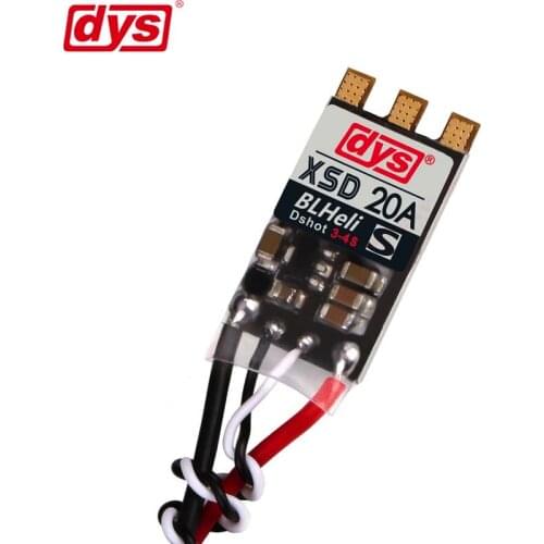 DYS XSD 20A XSD20A ESC 20A 3-4S BLheli_S Brushless ESC Support Dshot600 Dshot300 for FPV Racing Quadcopter Solder Version