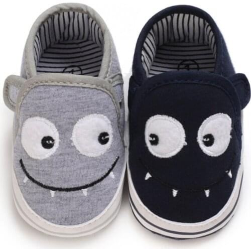 Baby Girls Boys Cotton Shoes big eyes Embroidered Cute Soft Shoes Prewalker Walking Toddler Kid Shoes First Walker free shipping