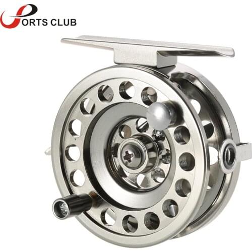Ice Fishing Reels BLD50 BLD60 Fly Fishing Reel Right Handle Aluminum Alloy Smooth Rock Fishing Line Wheel Reel for Pesca