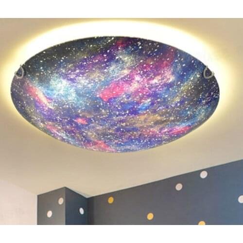 Creative Cartoon Planet ceiling lamp Boys Girls Bedroom Childrens Room Lighting LED Cosmic Star ceiling light WJ010611