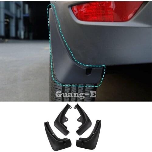 Car Cover Plastic Fender Soft Mudguard Protection Flap Splash Mud Guard Frame 4pcs For Mazda CX-3 CX3 2017 2018 2019 2020