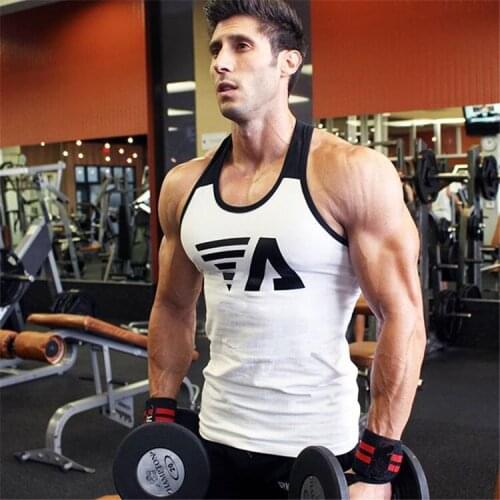 Muscle Brothers Fitness Vest Sports Basketball Sleeveless Elastic Mens Vest Sports Vest Mens Custom