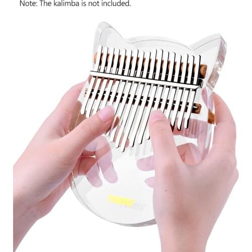 LINGTING 17 Kalimba Keys Thumb Piano Keys Replacement Kit Manganese Steel with Stickers for 17 Key B/C Major Kalimba