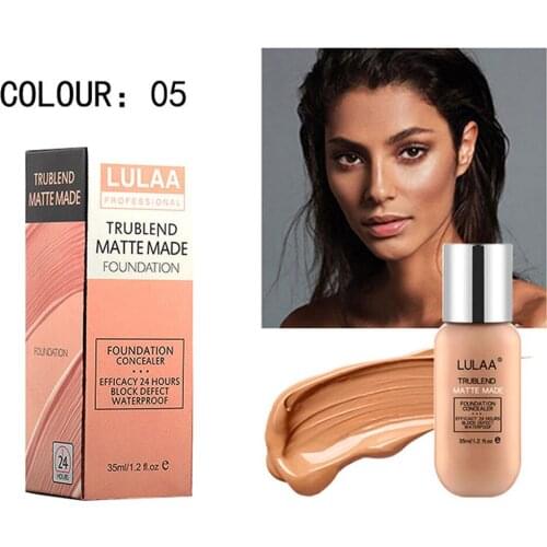 AgeRewind Matte Liquid Foundation Full Cover Liquid Concealer Waterproof Smooth Matte Finish Concealer Foundation SANA889