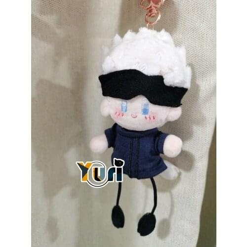 Limit Spot Jujutsu Kaisen Gojo Satoru Gojou 10cm Mini Doll Plush Keychain Pendant Soft Toy Cosplay Fan Gift Bag Accessories C