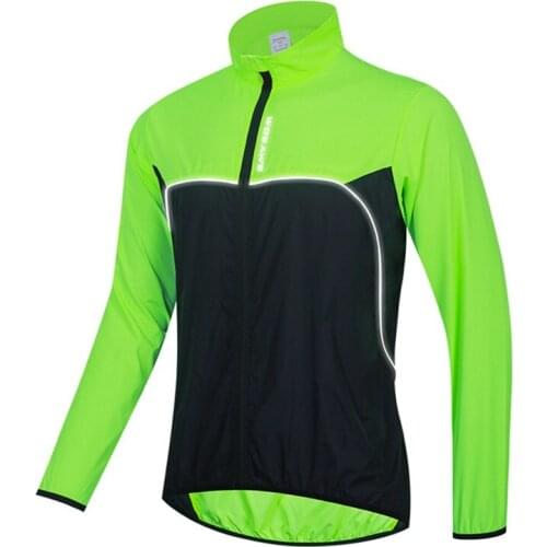 WOSAWE Mens Cycling Windbreaker Lightweight Windproof and Waterproof Jacket