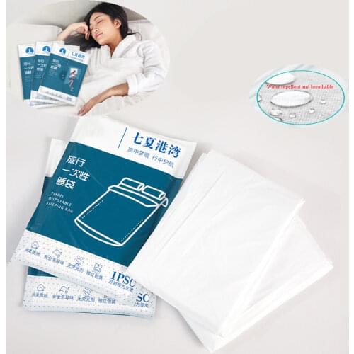 Non-woven Travel Sleeping Bag A Set of Hotel Anti-dirty Sleeping Bag Set Portable Outing Travel Bedding Disposable Sheets
