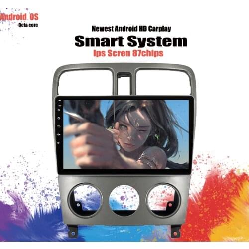 Octa Core Android 10.0 Car DVD GPS Navigation Deckless Stereo Cassette For Subaru Forester 2002-2008 Radio Headunit WIFI