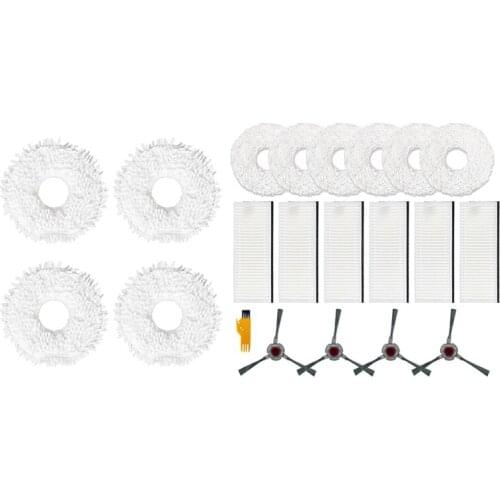 Steam Mop Cloth With Self-Cleaning Robot Side Brush,Hepa Filter,Mop Rag Cloth For Ecovacs Deebot N9 N9+Robot