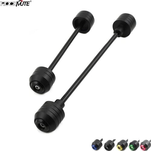 Motorcycle POM Axle Fork Crash Sliders For KAWASAKI ZX-6R 2007-2008 Front Rear Wheel Protector Circle Decoration