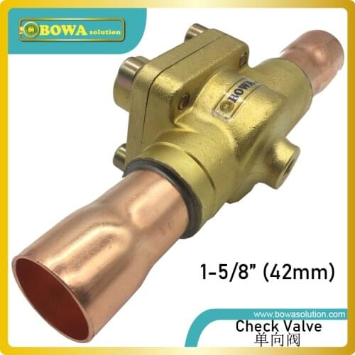 1-5/8" plunger Check Valve with extended cupper tube select easy disassembly and assembly design & replace Emerson Check valve