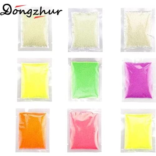 Colorful Party Diy Fluorescent Super Luminous Particles Glow Pigment Bright Glow Luminous Sand Toy Glowing In The Dark Sand