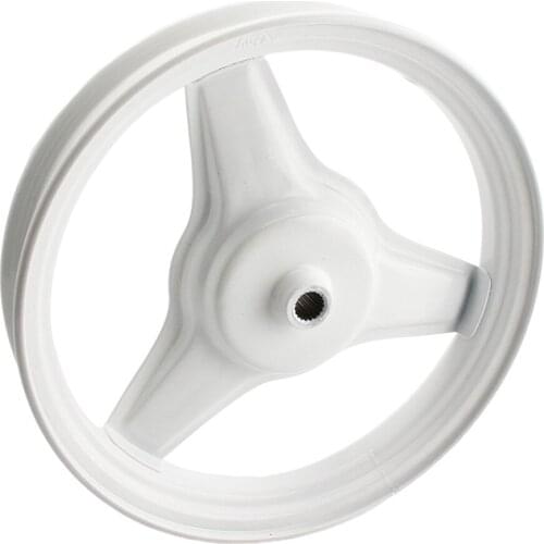 Motorcycle Rear Wheel Rim Replacement for Yamaha PW50, Quality Metal, Silver