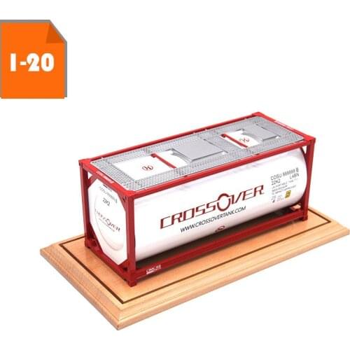 1:20 scale Customized TANK model Guanzhou International Container Container T11 Alloy Toy Metal Fitting F Truck Vehicle kid gift