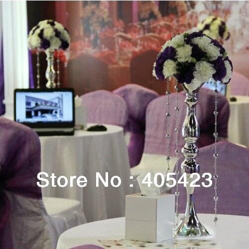 2pcs/lot 30cm 45cm 50cm 55cm wedding event road lead flower shelf rack candle holder table decoration centerpiece (No flowers)