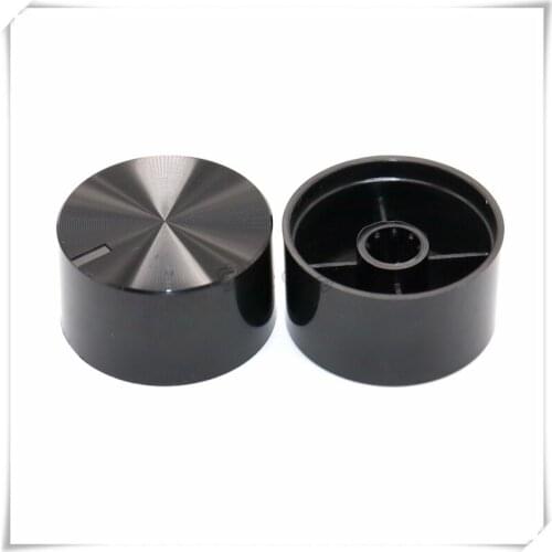 5 Pieces Plastic Flower Shaft Knob Diameter 25mm Height 13.5mm Potentiometer Encoder Knob Gear Shaped Inner Hole 6mm