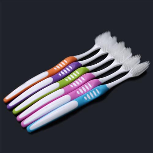 High Quality Portable Toothbrush Six pcs/set Soft Hairy Toothbrush Oral Cleaning Care Family Pack Oral Care