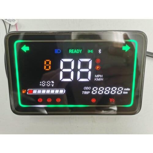 Color Large Screen Lithium/LEAD ACID Battery Speedometer FOR Modified Electric SCOOTER EBIK Zuma Tortoise King Straight HandleR