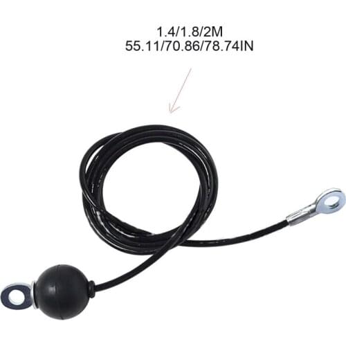 Fitness DIY Pulley Cable PU Coated Steel Wire Rope Arm Biceps Triceps Blaster Hand Strength Training Machine Attachment