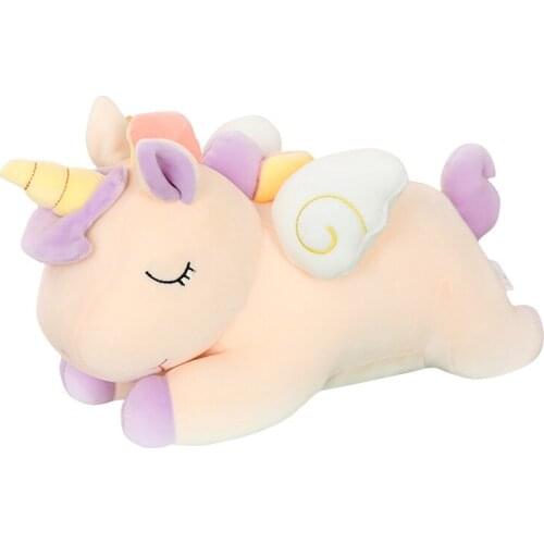 Kawaii Giant Stuffed Unicorn Soft Doll Unicorn Plush Toy Soft 40-100cm Animal Horse Toys For Children Girl Pillow Birthday Gifts