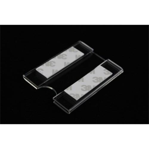 10*15cm 20pcs 2mm Adhesive wall shelf sign cover frame acrylic lable holder price tag name card label frame