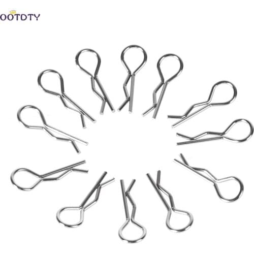 Body Shell Clips Pin Stainless Steel 12Pcs For HSP Redcat HPI RC 1/10 Model Car