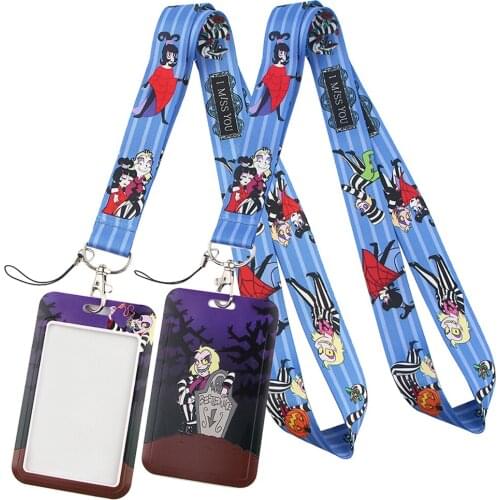 LT7 Anime Movie Neck Straps lanyard Car Keychain Credit ID Card Pass Gym Mobile Phone Key Ring Badge Holder Jewelry Gifts