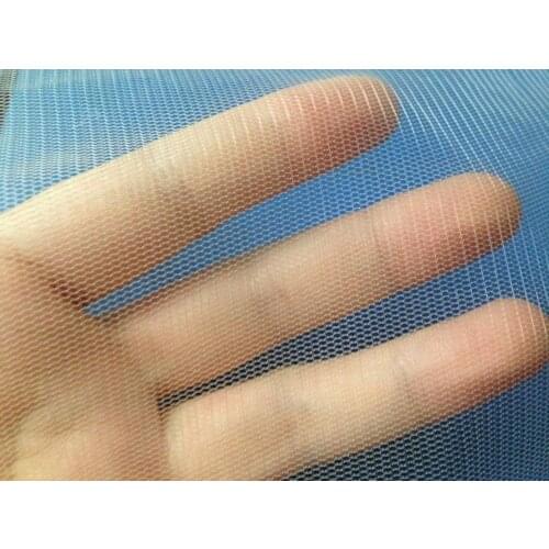 63" 160cm width 10meter/lot ivory soft gauze mesh tule gird fabric transparent for wedding petticoat veil tutu mosquito net