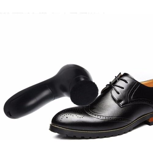 Handheld Automatic Electric Shoe Brush Shine Polisher 5AA Battery Power Supply