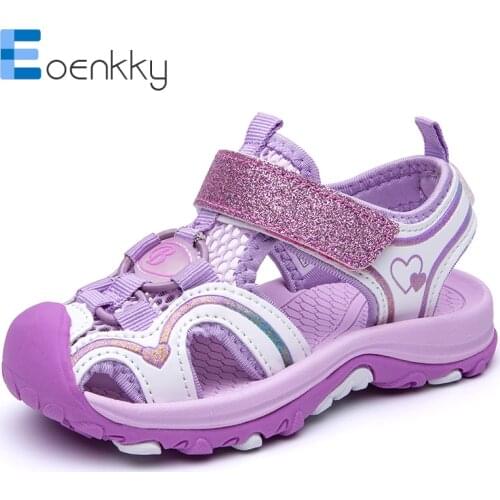 Summer Sandals for Girls Kids Beach Shoes Children Brand Fashion Anti-Slip Sports Sandals Boys Unisex Closed Toe Comfortable
