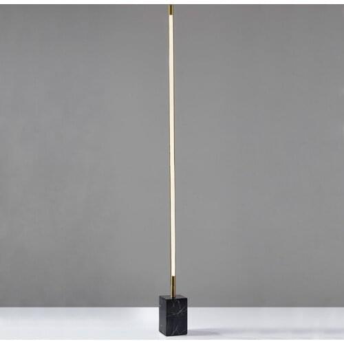 Modern minimalist marble living room floor lamp creative minimalist Nordic study bedroom bedside art floor lamp