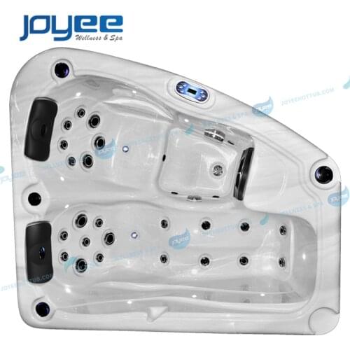 JOYEE 2 persons outdoor spa hot tub jacuzzi outdoor spawith balboa system whirlpool small hot tub