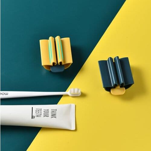 1Pcs Multi Purpose Bathroom Toothpaste Dispenser Portable Toothpaste Tube Squeezer Manual Rolling Holder Bathroom Accessories