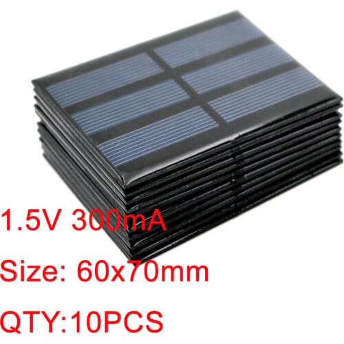 1.5 V 300mA extend wire Solar Panel Polycrystalline Silicon DIY Battery Charger Small Mini Solar Cell cable toy 1.5v With wire