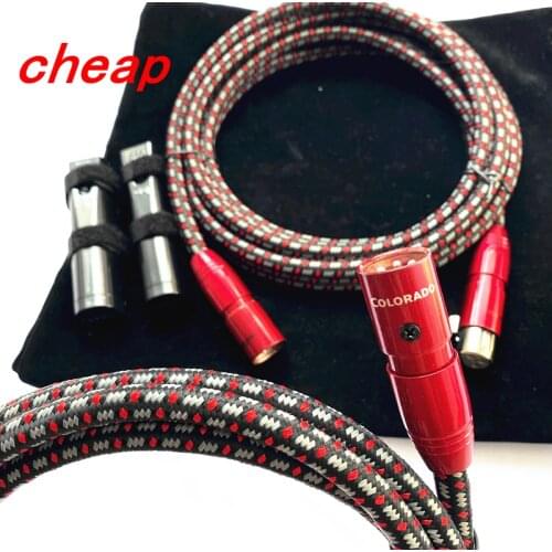 Hi-End COLORADO XLR Interconnect Audio Cables with 72V DBS