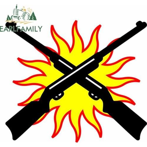 EARLFAMILY 13cm x 9.8cm for Battle Icon Active Car Sticker Scratch-proof Personality Decoration Motocycle Helmet Vinyl Decal