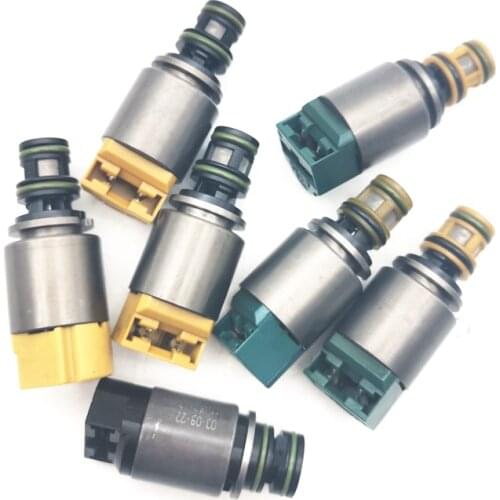 7 pcs solenoid Valves Transmission 6HP26 6HP28 for BMW Gearbox Solenoid Valve Set Vites 1068298044