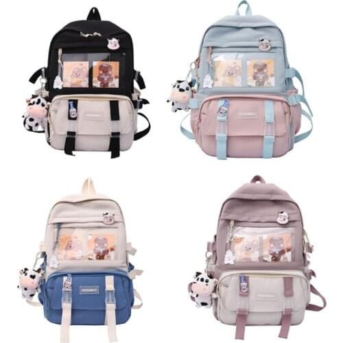 Kawai Backpack Kawaii Rucksack Teen Girls School Bag Cute Student Daypack Female Book Bags