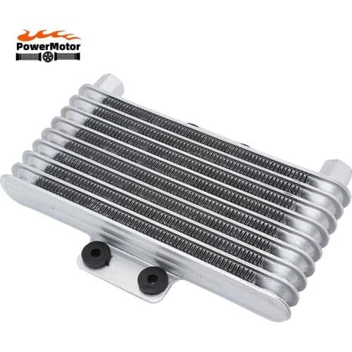 Motorcycle Oil Cooler Oil Engine Radiator 125ml Cooling Radiators Aluminum Fit For 125CC-250CC Motorcycle Dirt Bike ATV