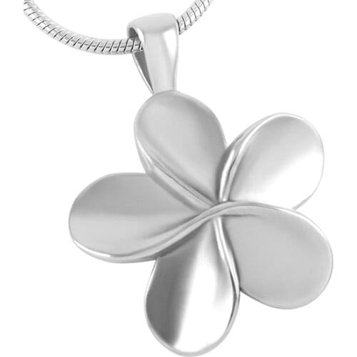 MJD8026 Lovely Flower Cremation Jewelry for Ashes Memorial Ashes Holder Urn Pendant Necklace Keepsake + Filling kit