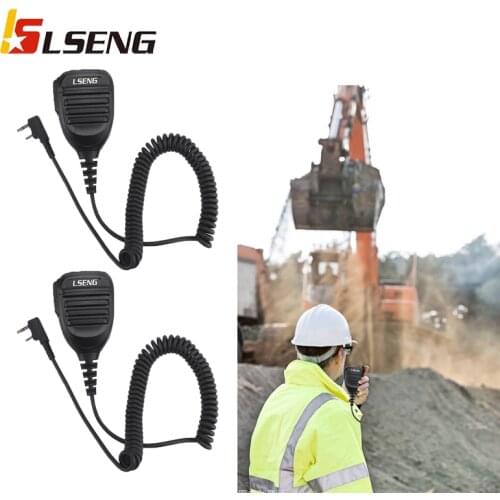 LSENG Shoulder Microphone Walkie Talkie Handheld Speaker Mic for BaoFeng UV5R,UV8,UV8D,UVB5,UVB6,A52 ,UV5RA,UV5RC,UV5RD,UV5RE