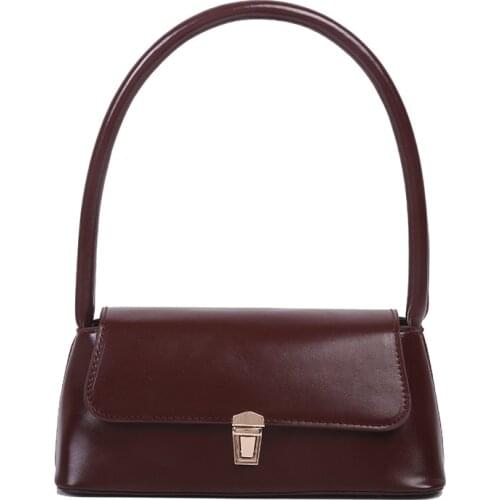 Retro Casual Womens Totes Shoulder Bag Fashion Exquisite Shopping Bag PU Leather Chain Handbags for Women 2021 Baguette Gifts