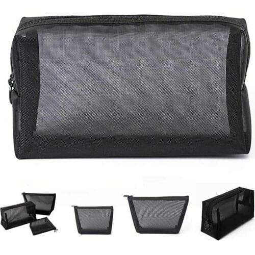 Transparent Women Travel Cosmetic Bag Zipper Make Up Beauty Toiletry Organizer