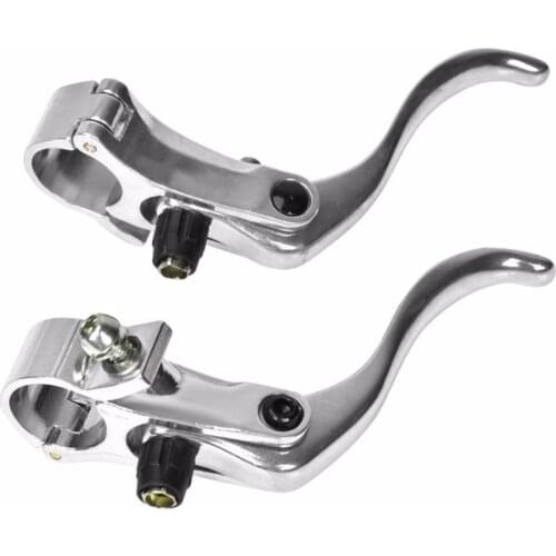1 Pair 24mm Lightweight Aluminum Alloy Bicycle Brake Handle Fixed Gear Bicycle Brake Handle Clip Bicycle Brake Parts