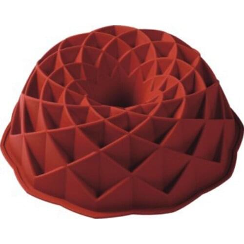 25.5*23*10CM big bakingwear flower shaped Silicone mould Eight inches chiffon cake mold kitchen diy tools