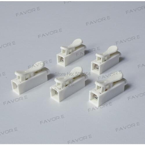 LED lighting terminal clip press type quick connection terminal flame retardant terminal plug 1 IN 2 OUT